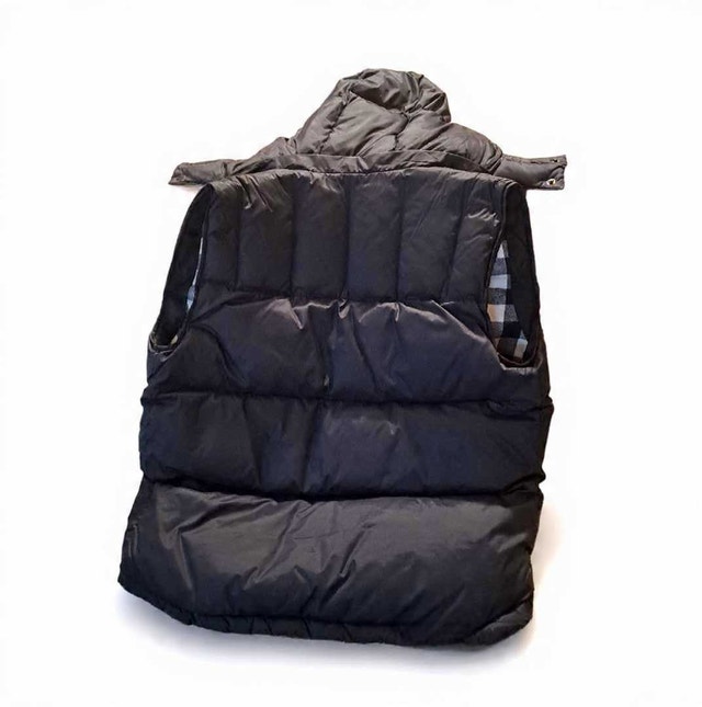 Vintage Jack Wills Navy Blue Hooded Gilet | Quilted Puffer Vest - photo 3