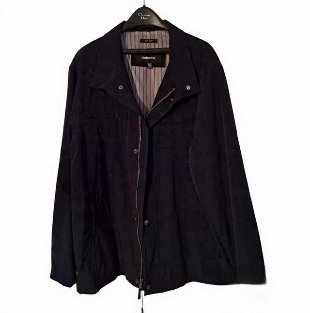 Vintage Claiborne Men’s Lightweight Jacket XXL – Zip & Snap - photo 3
