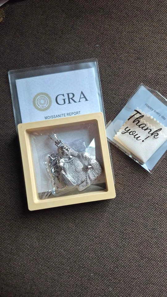 316L Stainless Steel Iced Out Jesus Pendant - photo 5