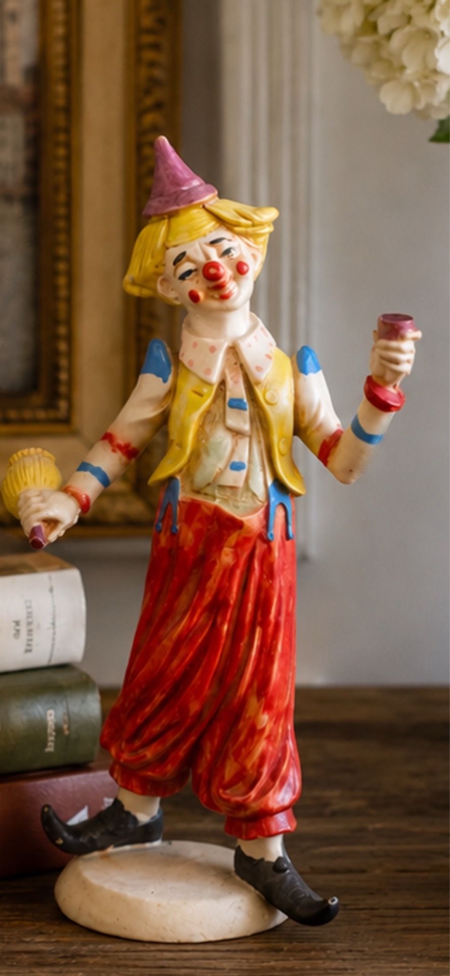 VINTAGE ITALIAN HARLEQUIN JESTER & CLOWN FIGURINES - photo 3
