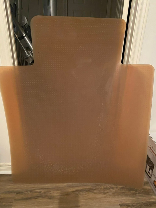 Office chair mat with beveled edges and lip - photo 2