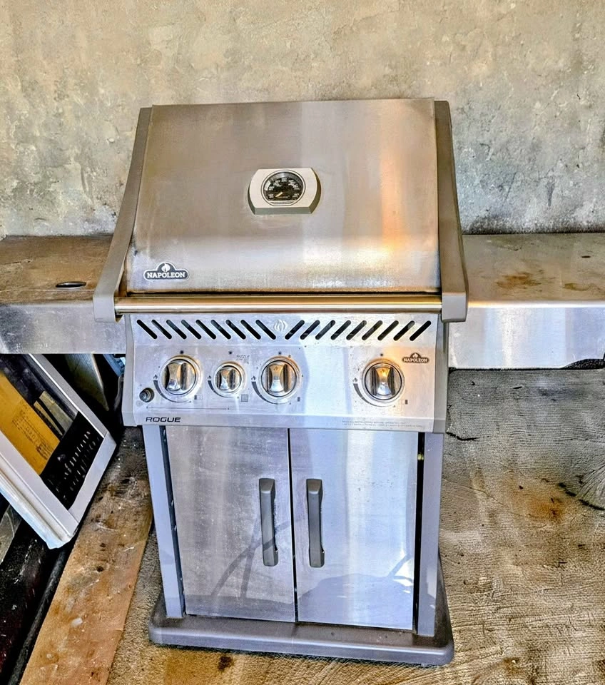 Napoleon Rogue 425 Stainless Steel Gas Grill with Side Burner