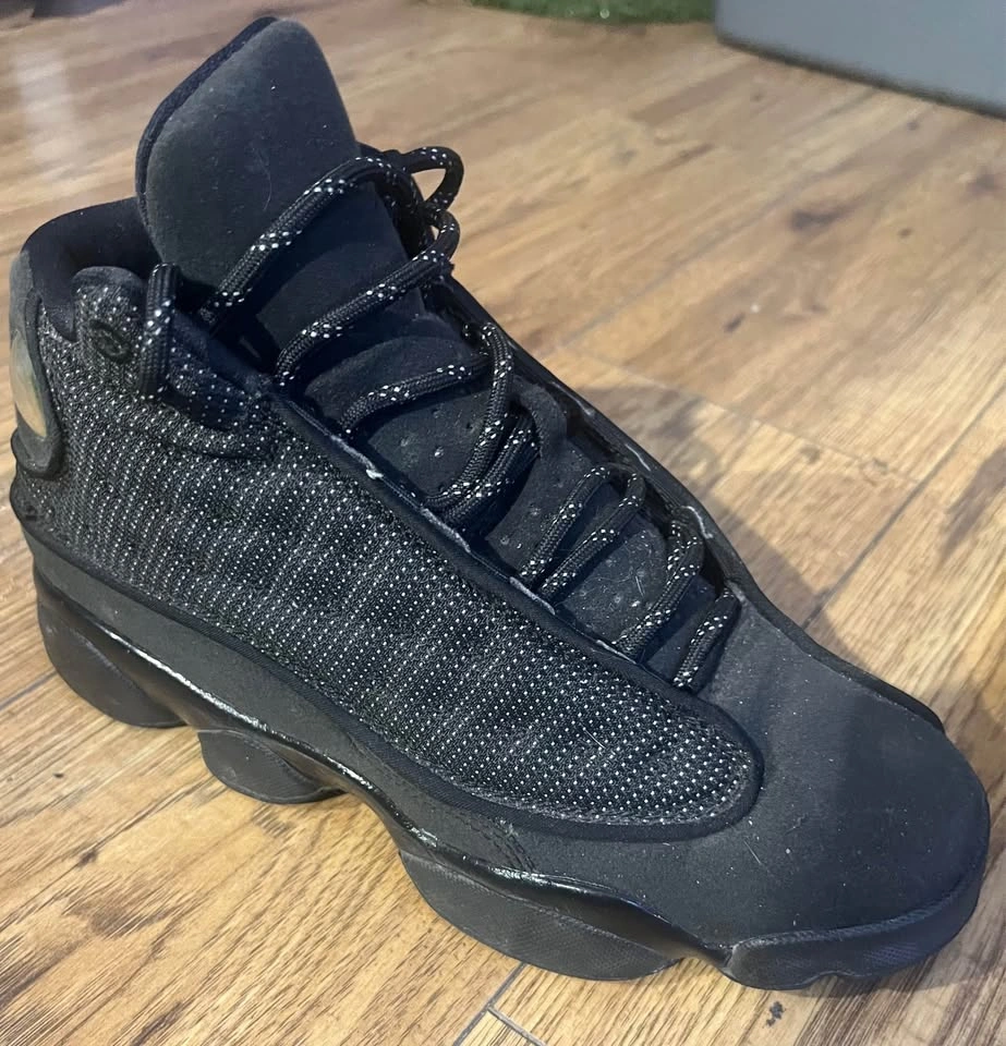 Authentic Air Jordan Retro 13 Black Cat in size 6Y/Women’s 7 - photo 3