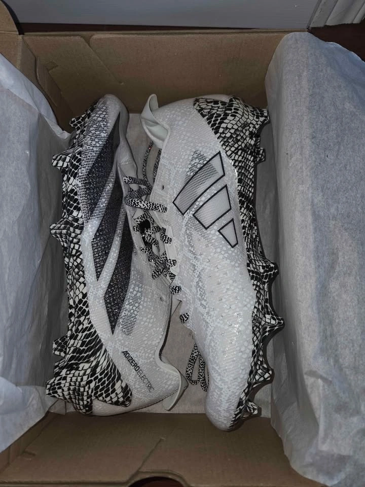 Adidas ADIZERO Electric 2 Exotic Speed White Football Cleats - photo 2
