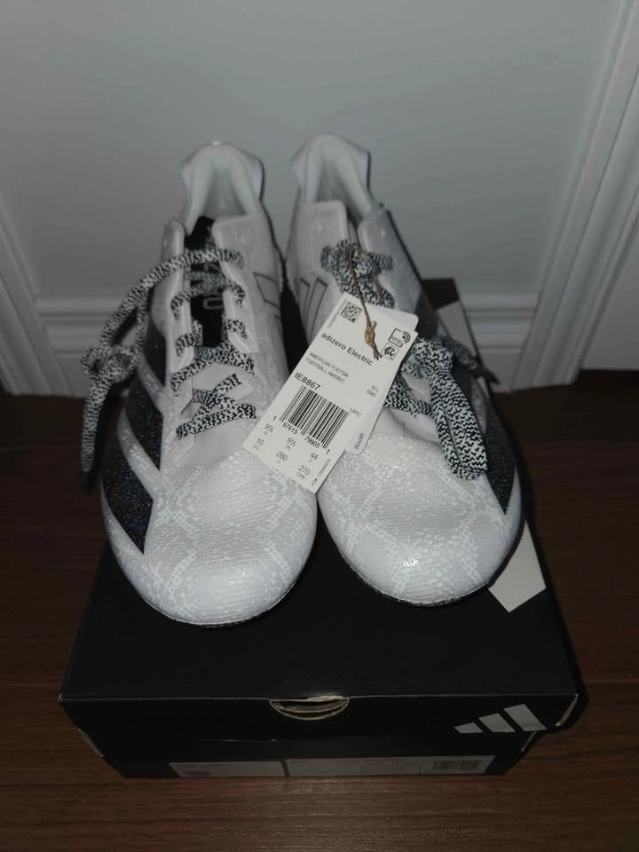 Adidas ADIZERO Electric 2 Exotic Speed White Football Cleats - photo 5