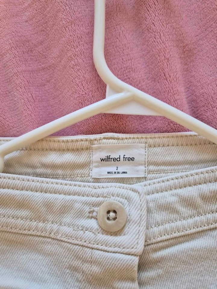 Aritzia Wilfred Free cream pants size 2 - photo 3