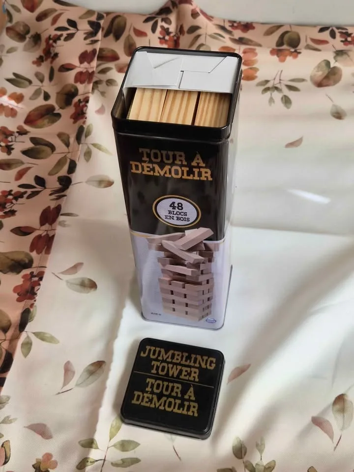 Tumbling Tower Game & Harley Quinn Bat Toy Prop - photo 2