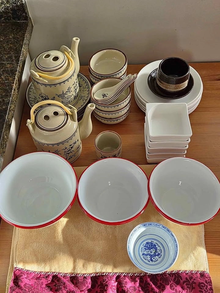 MOVING SALE - Assorted Asian Dinnerware