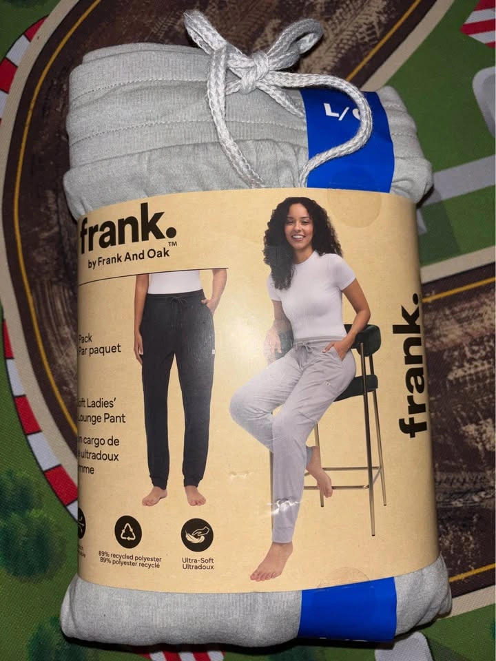 Frank And Oak Ultra-Soft Ladies' Cargo Lounge Pants Grey Large - photo 2