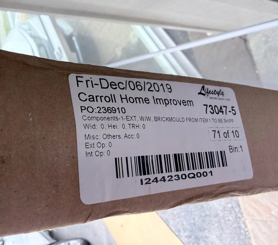 White Aluminum Window/Frame Component - photo 3