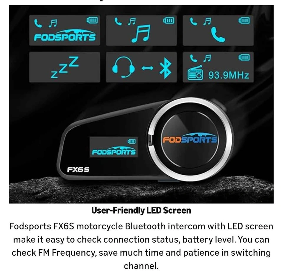 Motorcycle Bluetooth headset - photo 5