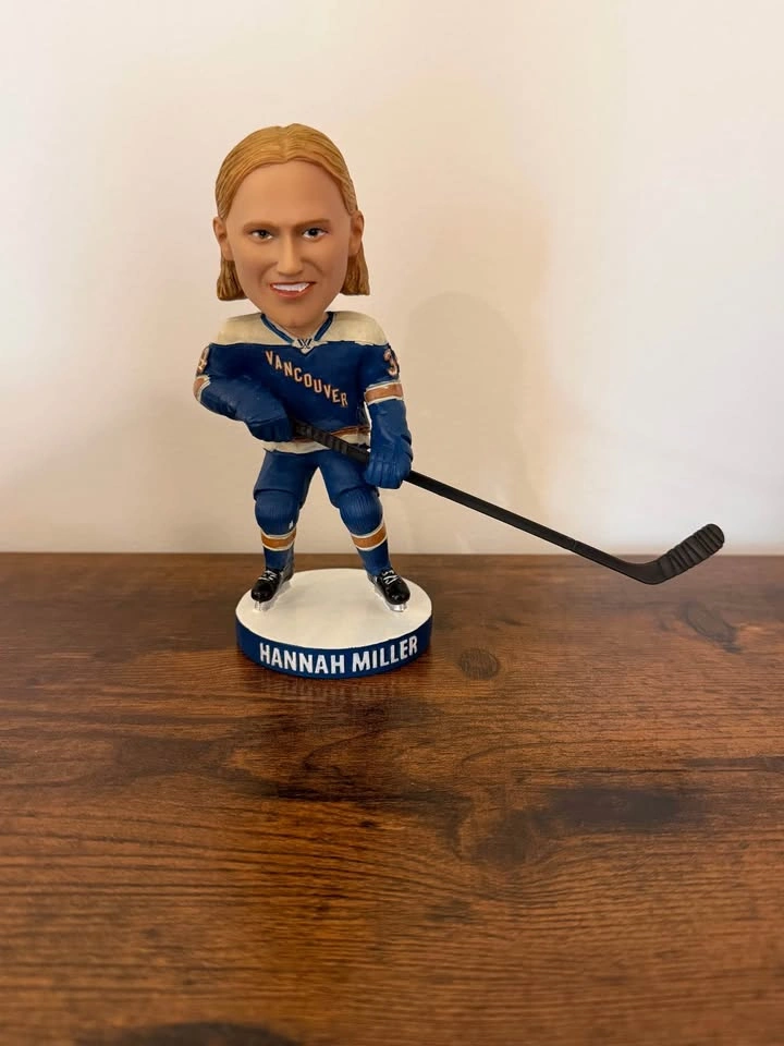 2026 Vancouver Goldeneyes Hannah Miller PWHL Bobblehead - photo 5