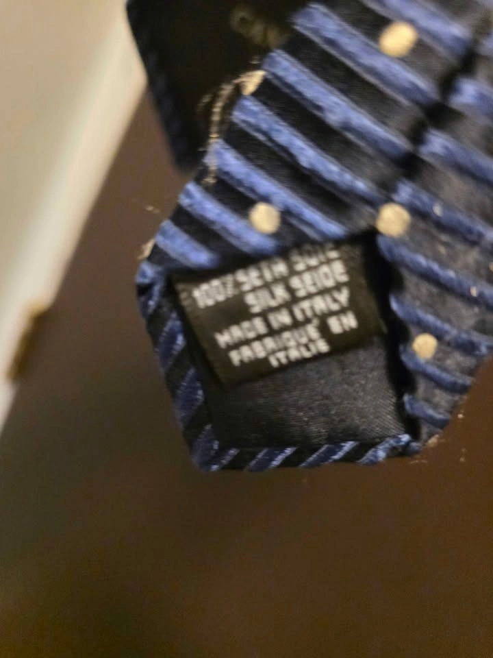 2× Italian Silk Ties – Holt Renfrew & Canali – Excellent Conditi - photo 5