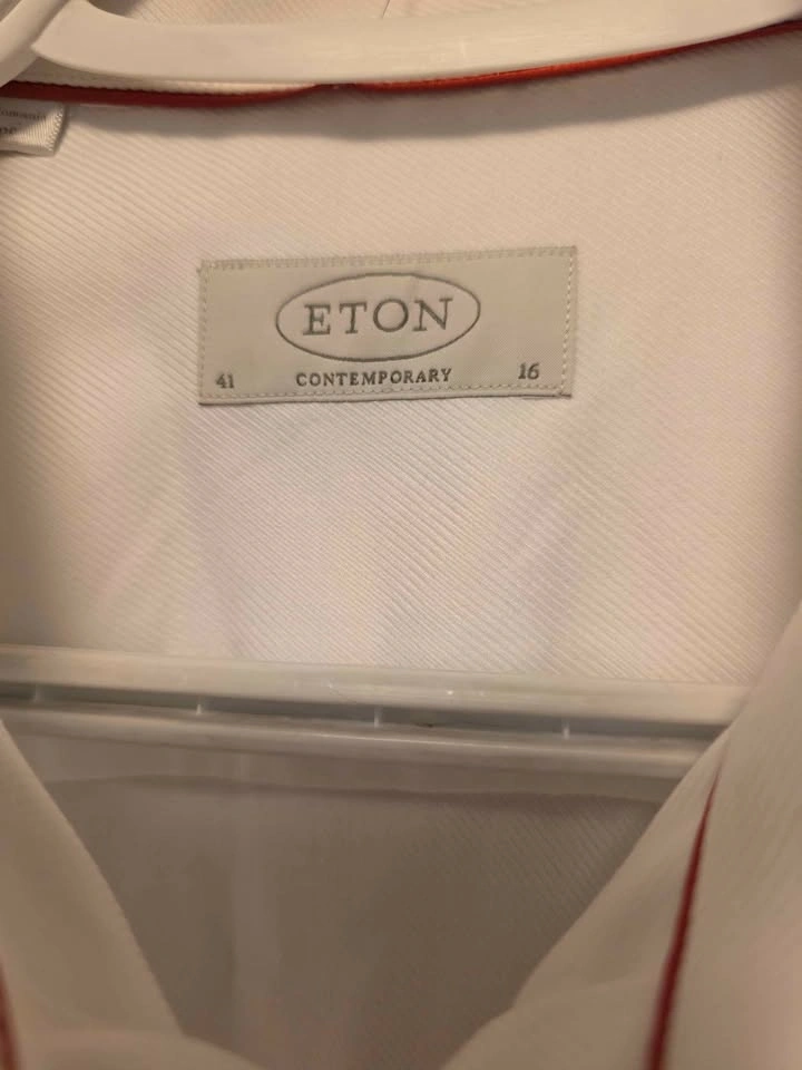 Eton 100% Cotton Dress Shirt – Size 41 / 16 – Contemporary Fit - photo 2