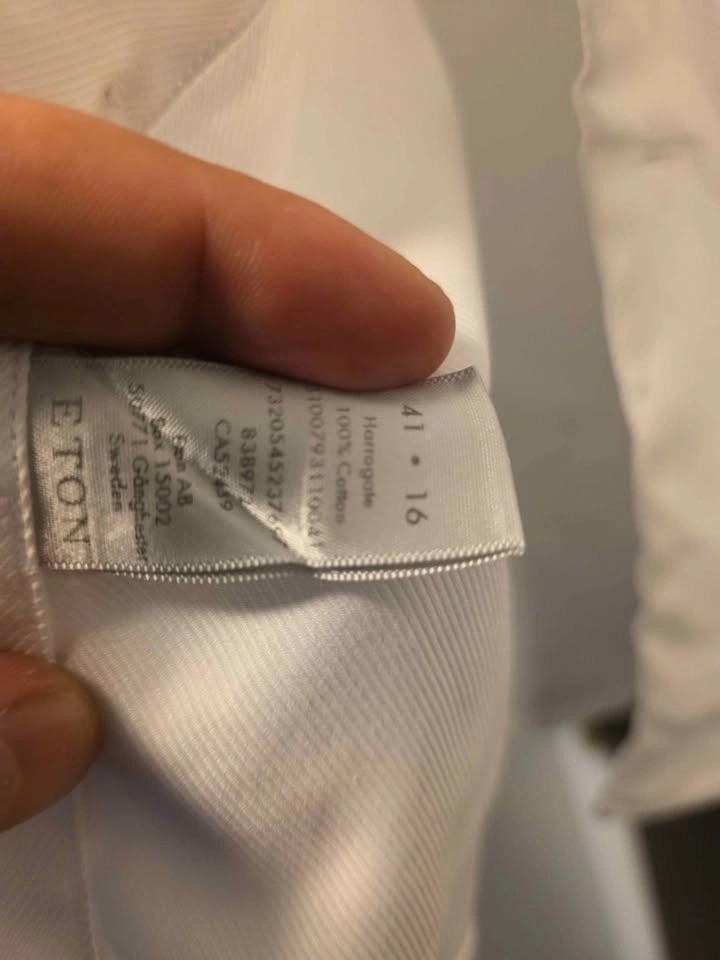 Eton 100% Cotton Dress Shirt – Size 41 / 16 – Contemporary Fit - photo 3