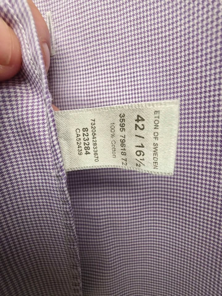 ETON Shirt – Size 16.5 / 42 – 100% Cotton - photo 3
