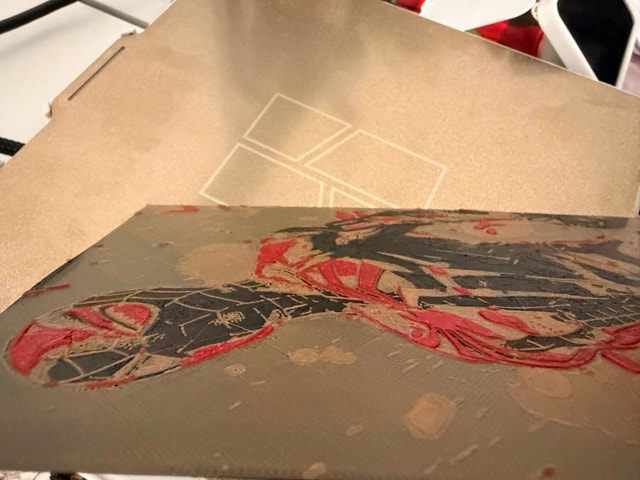 Spiderman 3d printed wall art - photo 2