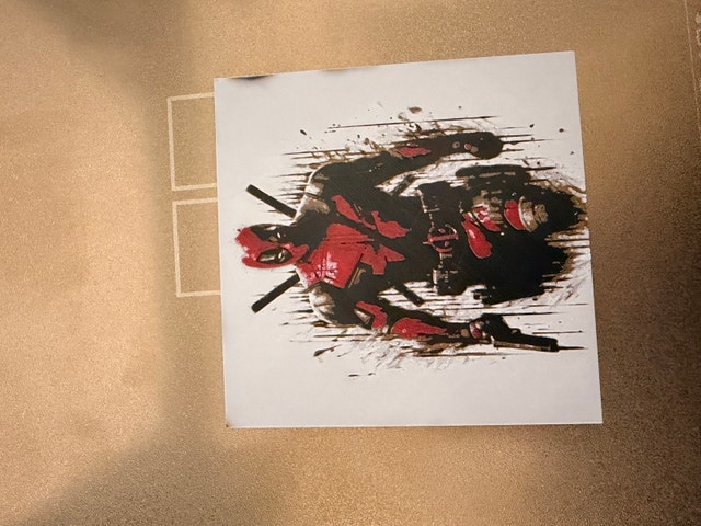 Deadpool 3D Printed Wall Art