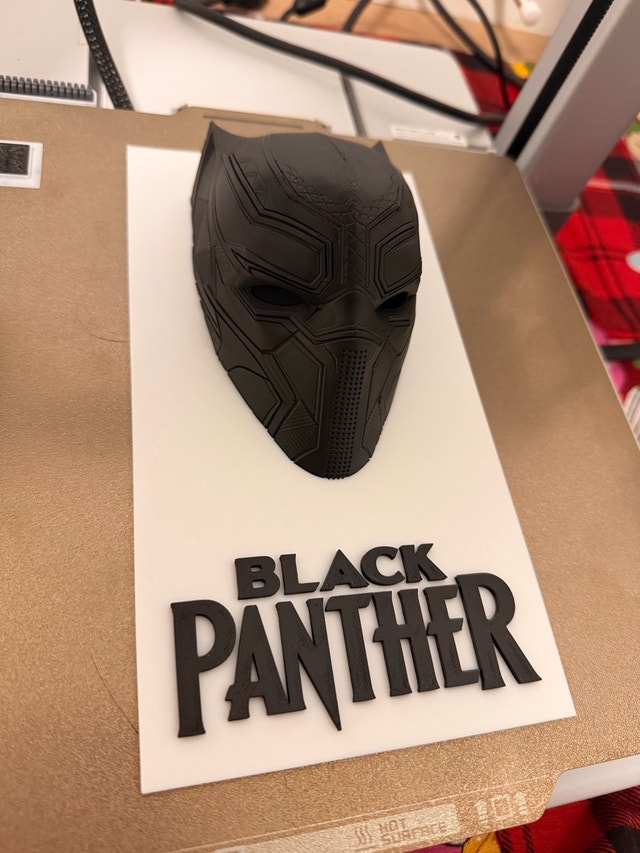 Marvel Black Panther 3D Printed Wall Art