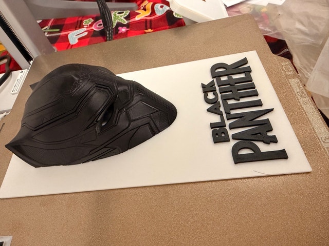 Marvel Black Panther 3D Printed Wall Art - photo 2