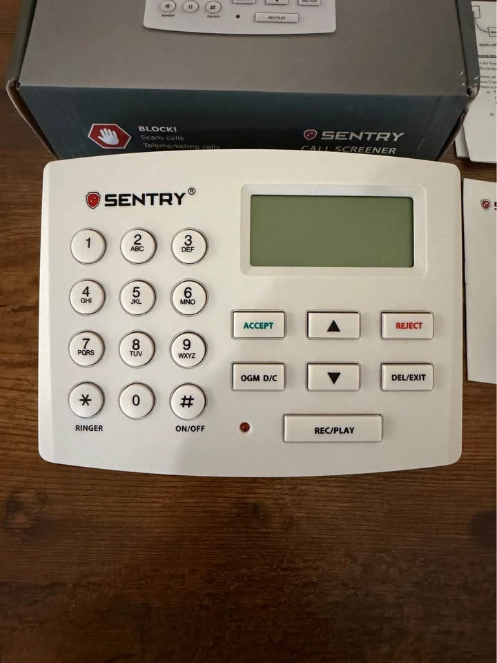 SENTRY Active Call Screener v3.1 Spam Call Blocker CT-CID868 - photo 3