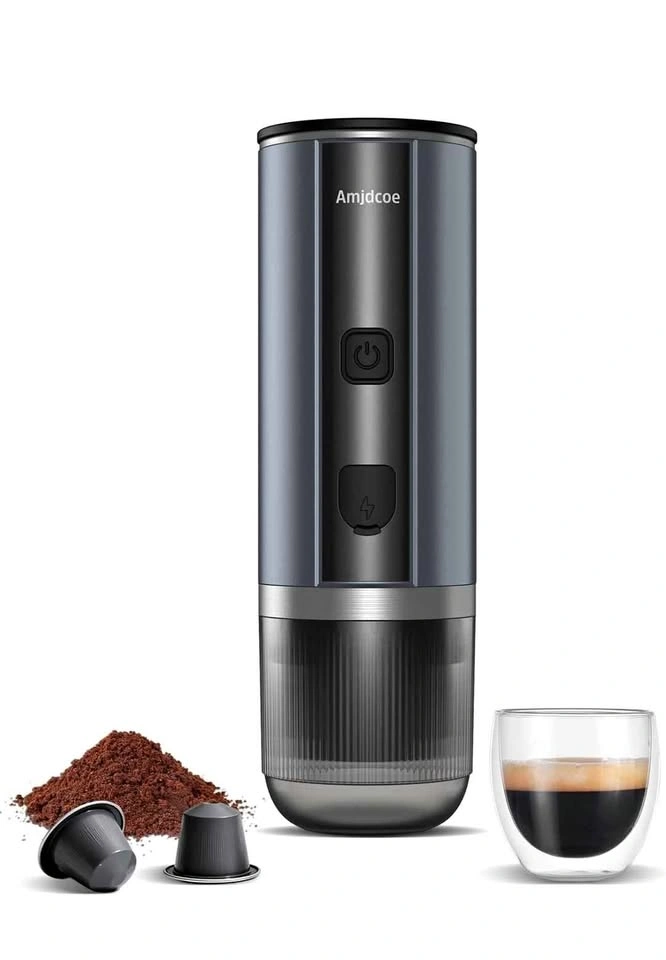 Amjdcoe Portable Espresso Maker 20 Bar Electric Rechargeable USB