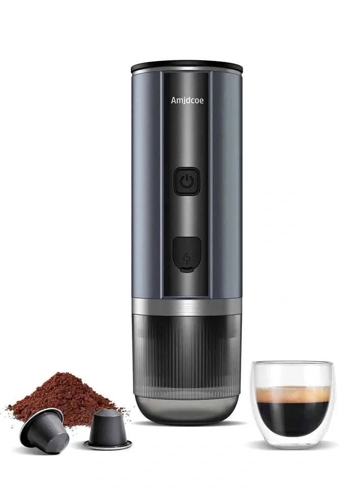 Amjdcoe Portable Espresso Maker 20 Bar Electric Rechargeable USB