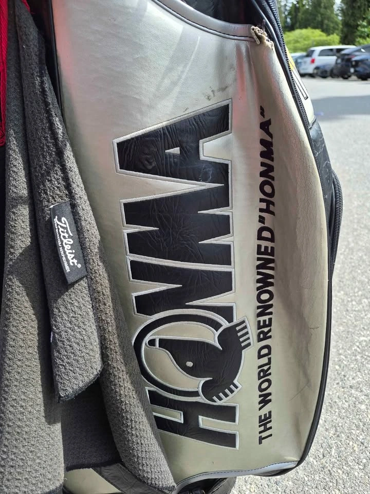 Honma Golf Bag and Push Cart Set - photo 4