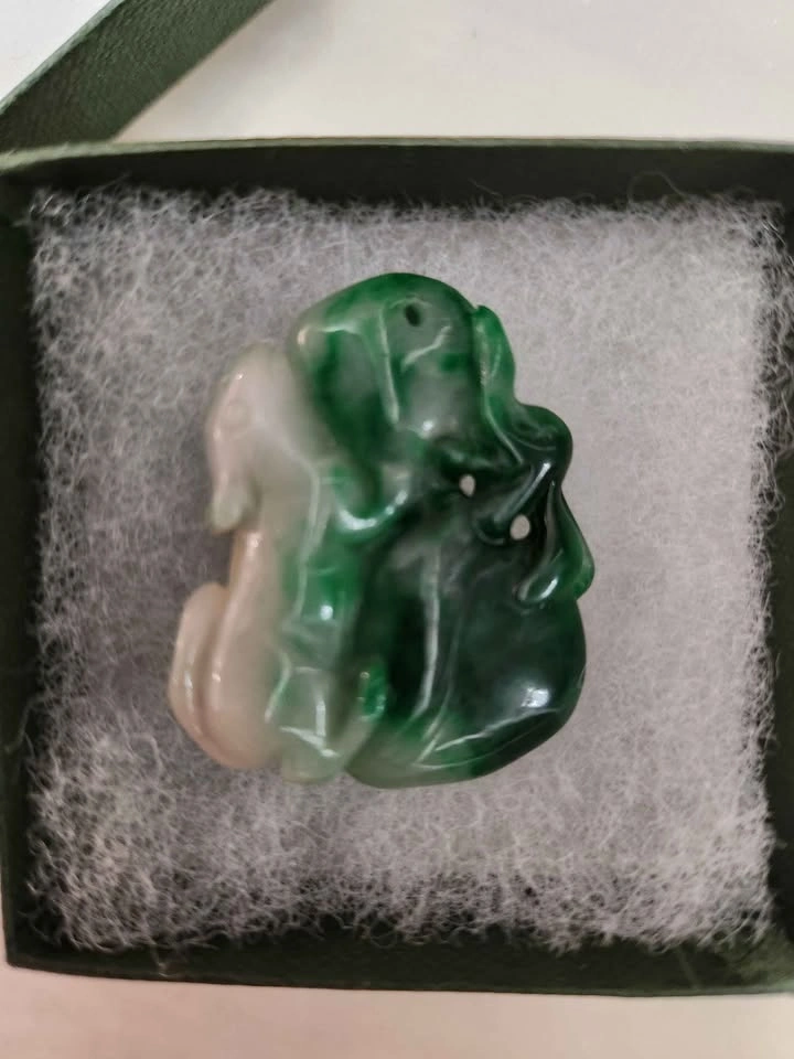 Burmese / Myanmar Natural Jadeite Pendant - photo 5