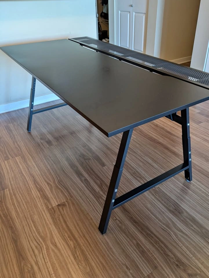 UTESPELARE Gaming desk, black