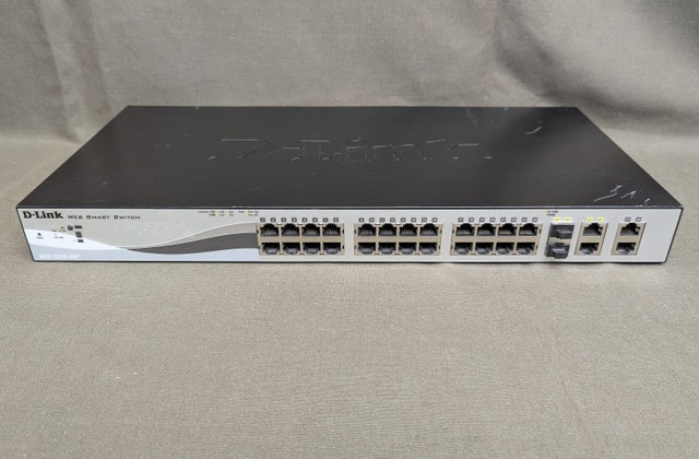 Dlink 28 port POE smart switch model DES-1210-28P
