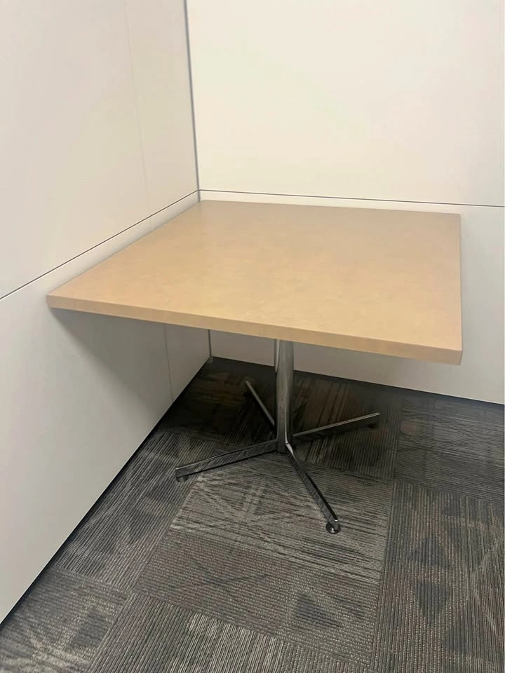 Set of 2 Modern Square Office / Cafe Tables (Like New)