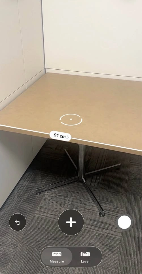 Set of 2 Modern Square Office / Cafe Tables (Like New) - photo 4