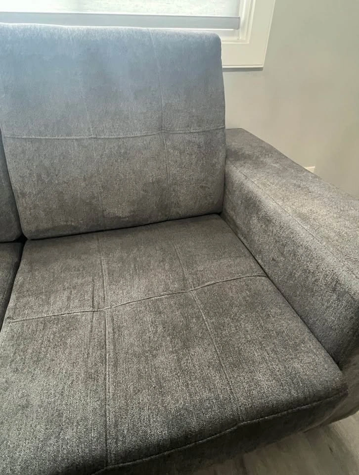 Comfortable Gray Sectional Sofa Couch - photo 4