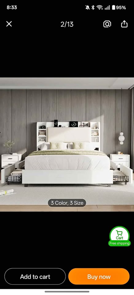King size bed