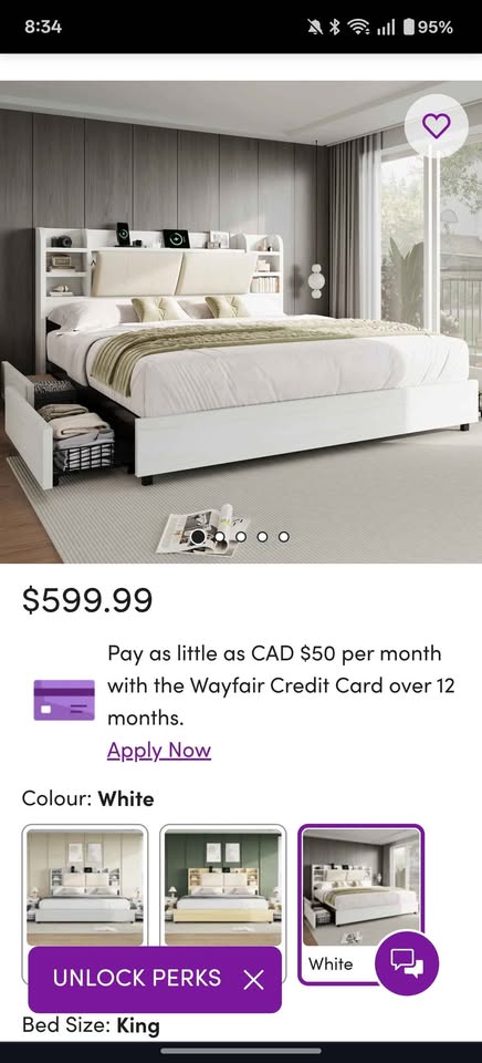 King size bed - photo 2