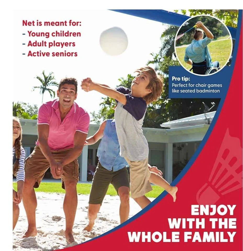 Portable Badminton Pickleball Net - 17 ft - New - photo 5