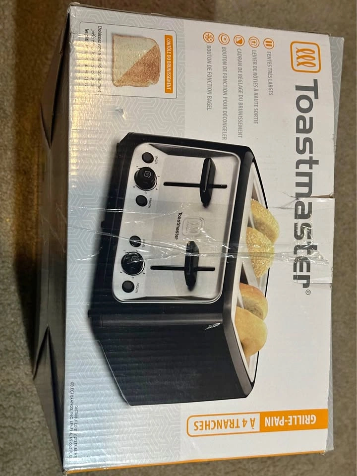 Toastmaster stainless steel 4-slice toaster