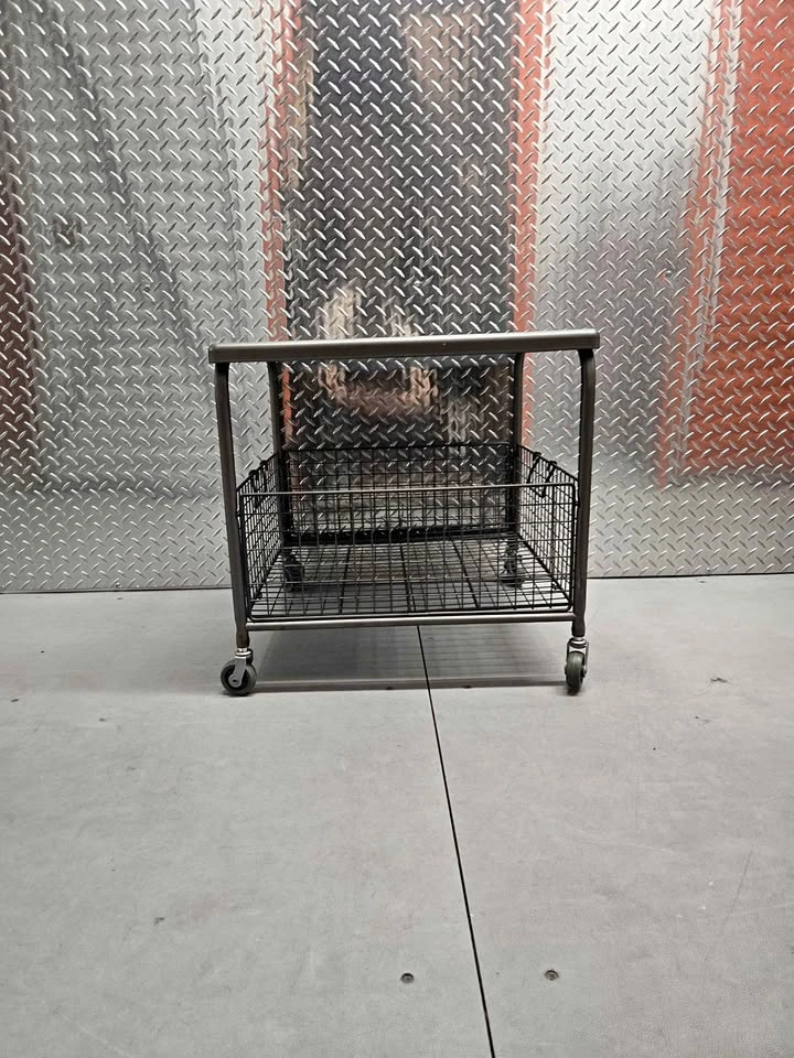 Discontinued IKEA LALLERÖD Industrial Rolling Side Table