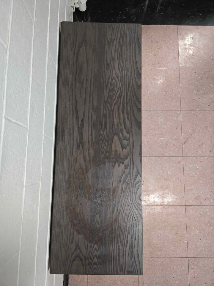 Dark Brown Wood Grain Bench - photo 5