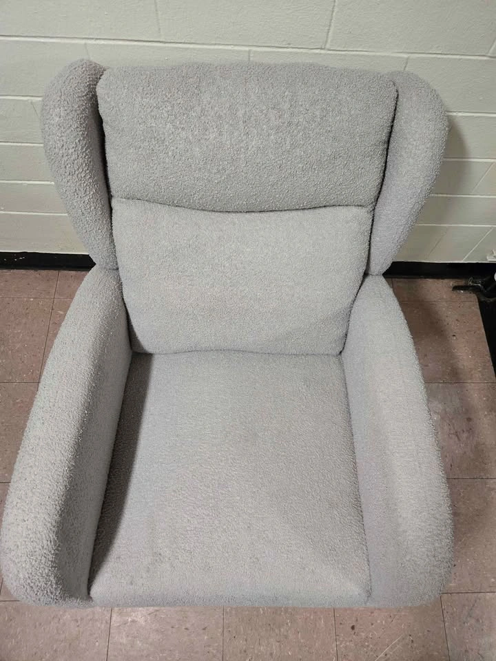 Boucle Wingback Rocking Chair - photo 3