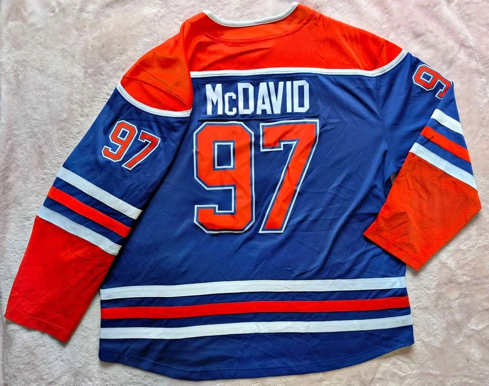 Fanatics Edmonton Oilers McDavid #97 Hockey Jersey 3XL