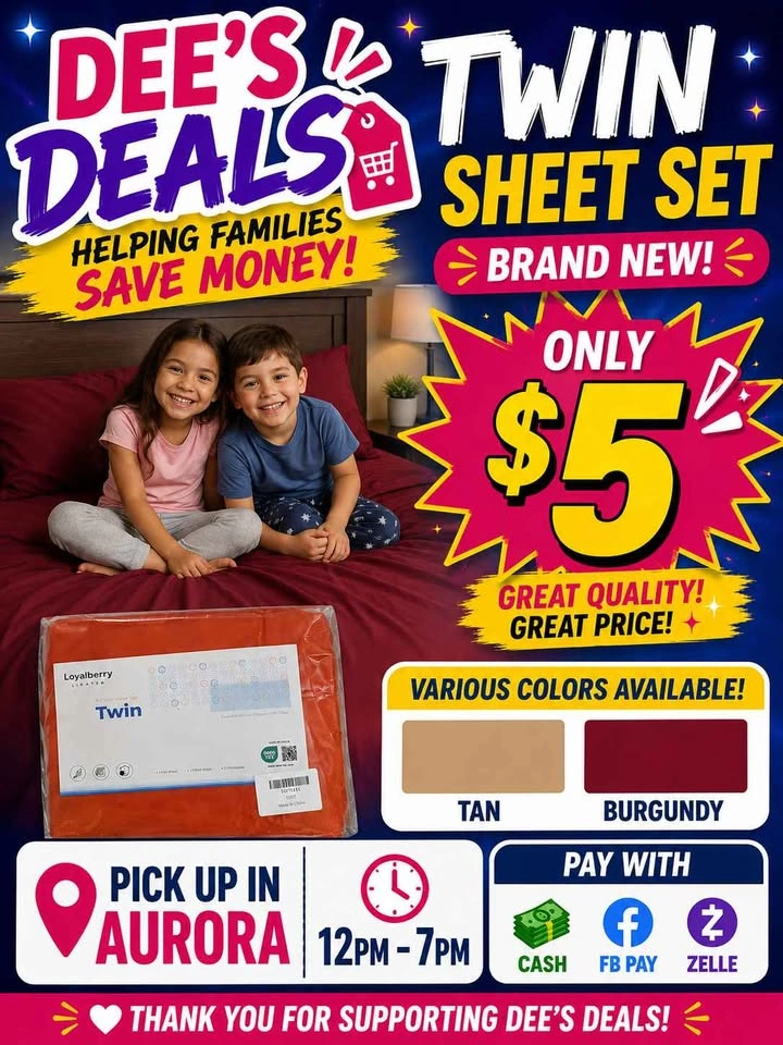 Twin Sheet Sets ONLY $5 - photo 3