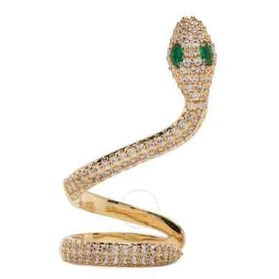 NEW APM Monaco Gold Snake Large Ear Cuff Earring - photo 2