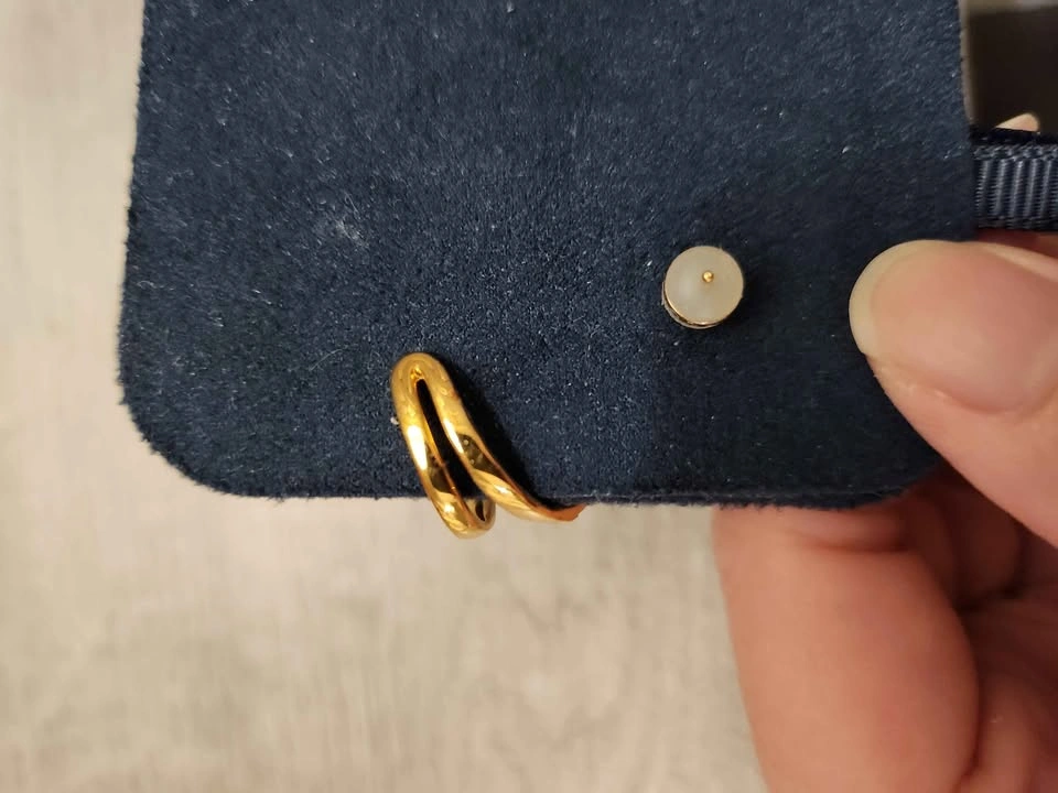 NEW APM Monaco Gold Snake Large Ear Cuff Earring - photo 4