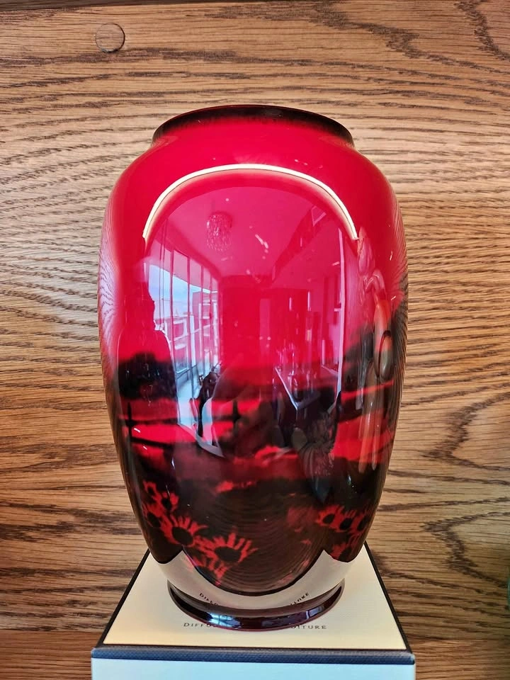 REAL Royal Doulton Bone China Flambe Vase
