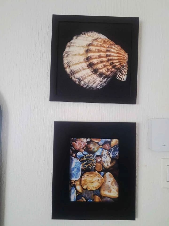 2 Black Nautical-Themed Frames
