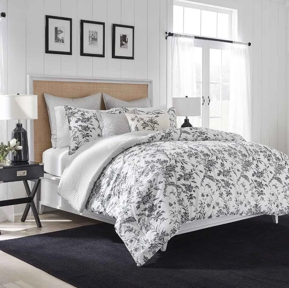 7 pcs King size Laura Ashley Comforter Set - 100% Cotton - photo 2