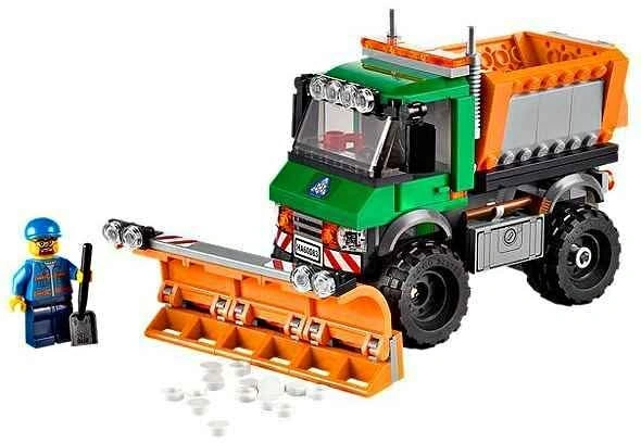 Used Lego city set snowplow 60083