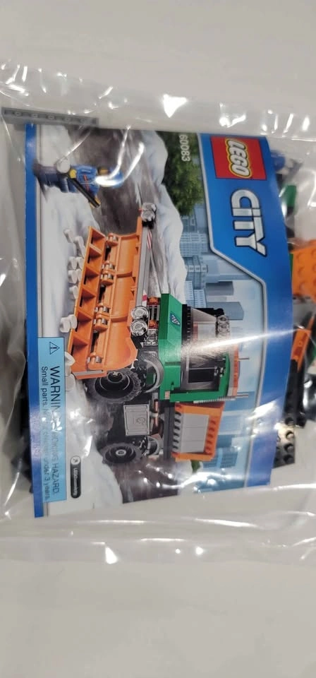Used Lego city set snowplow 60083 - photo 2